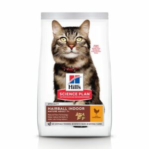 HILLS CHAT MATURE 7+ HAIRBALL INDOOR WITH CHICKEN