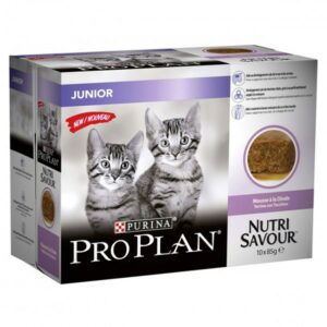 PRO PLAN NUTRISAVOUR MOUSSE KITTEN DINDE 10X85GR