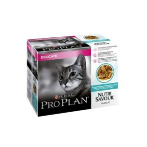 PRO PLAN NUTRISAVOUR DELICAT POISSON DE L OACEAN 10X85GR