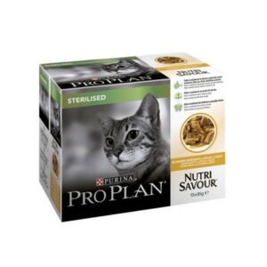 PRO PLAN NUTRISAVOUR STERILISED POULET 10X85GR