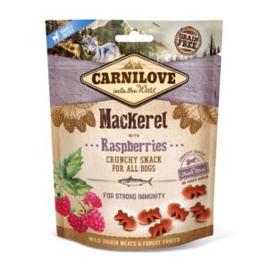 CARNILOVE CRUNCHY MACKEREL RASPBERRIES