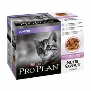 PRO PLAN NUTRISAVOUR EFFILE KITTEN DINDE 10X85GR