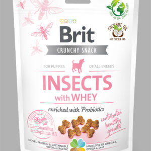 BRIT CARE SNACK PUPPY INSECT LACTOSERUM