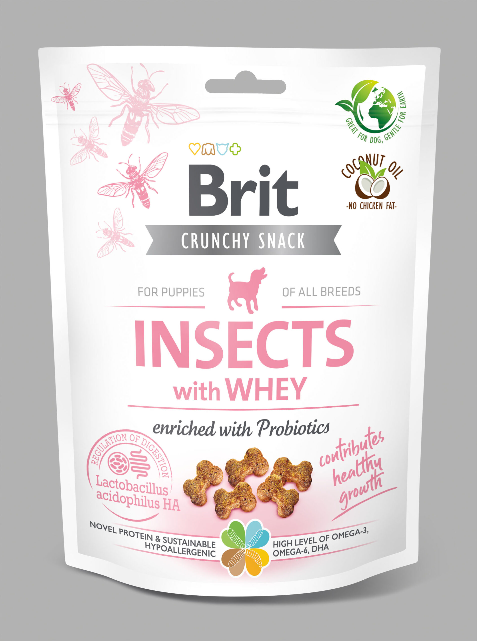 BRIT CARE SNACK PUPPY INSECT LACTOSERUM
