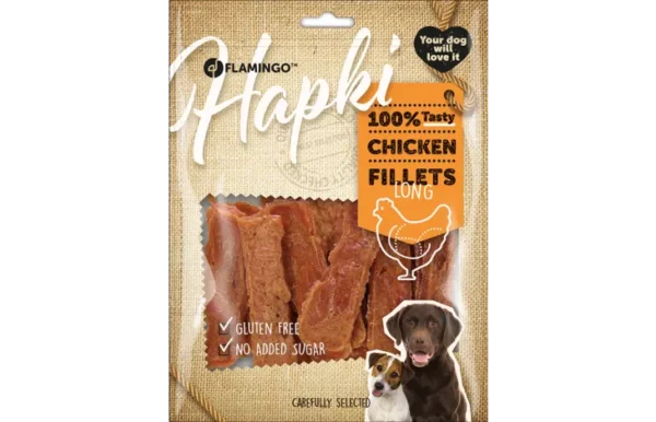 Friandises Hapki Lanières avec poulet long