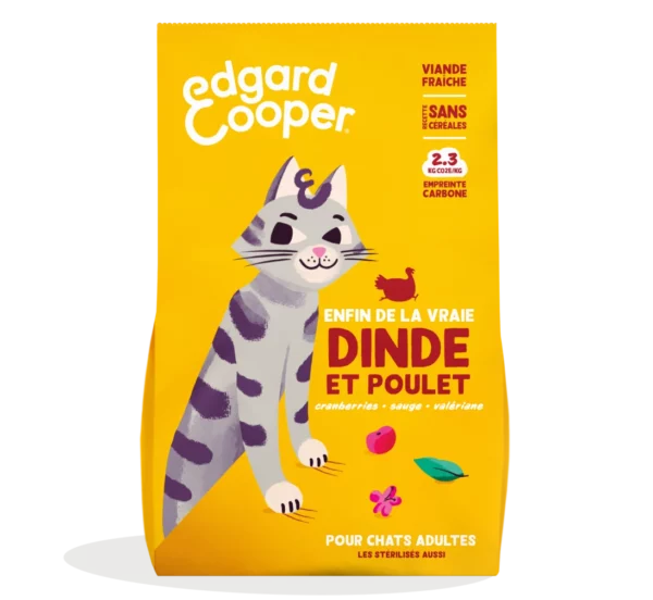 Edgard Cooper adult Dinde&poulet 2kg
